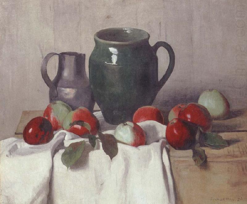 Still life with Jug and Apples, Felix Vallotton